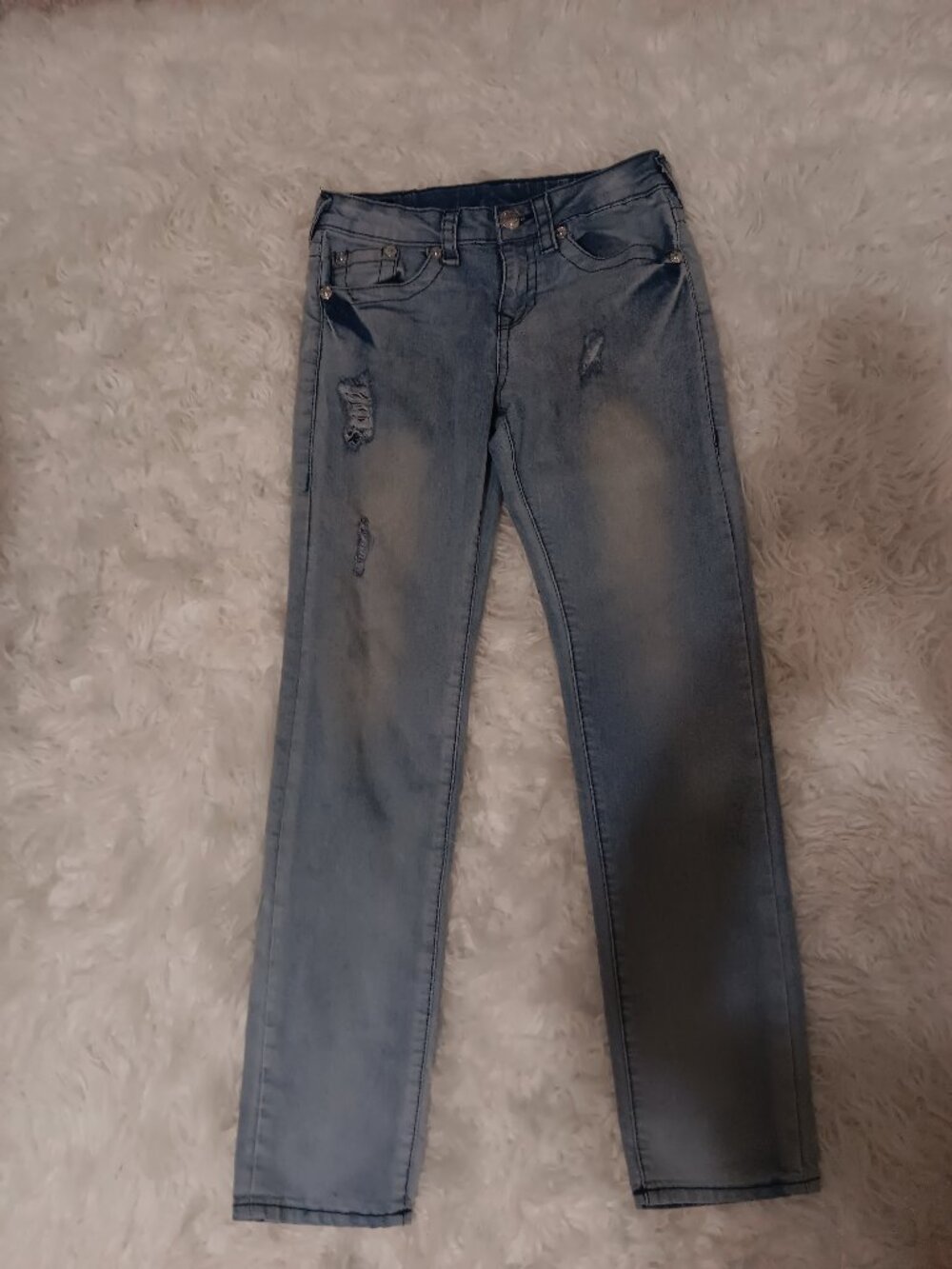 True Religion brand jeans / Size 12 Tweens / geno relaxed slim - Picture 2 of 6